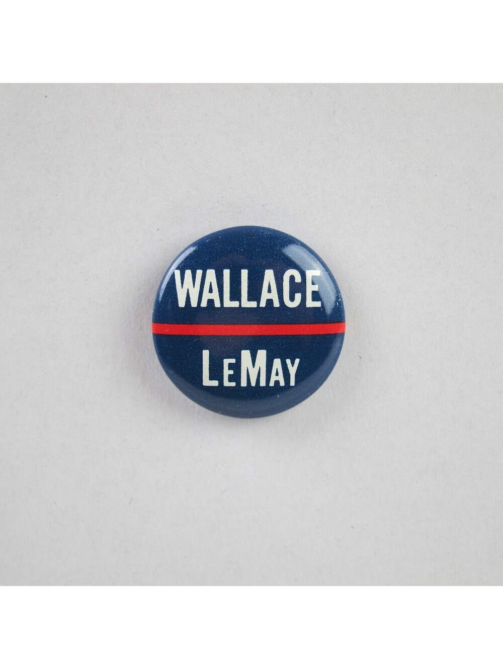 Vintage 1968 George Wallace Curtis LeMay Presidential Campaign Pinback Button